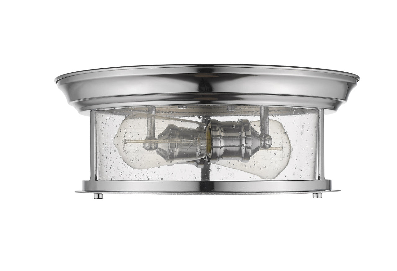 Z-Lite Sonna 2 Light Flush Mount in Chrome 727F13-CH