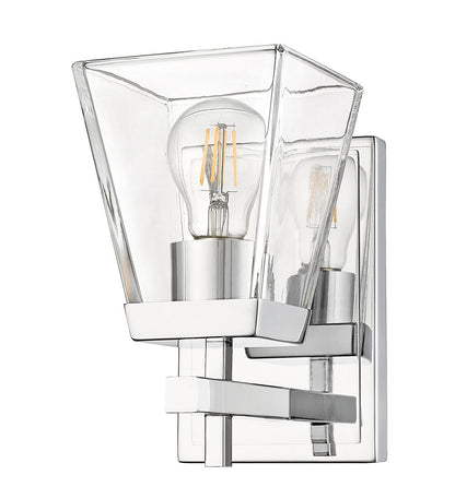 Z-Lite Lauren 1 Light Wall Sconce in Chrome 819-1S-CH