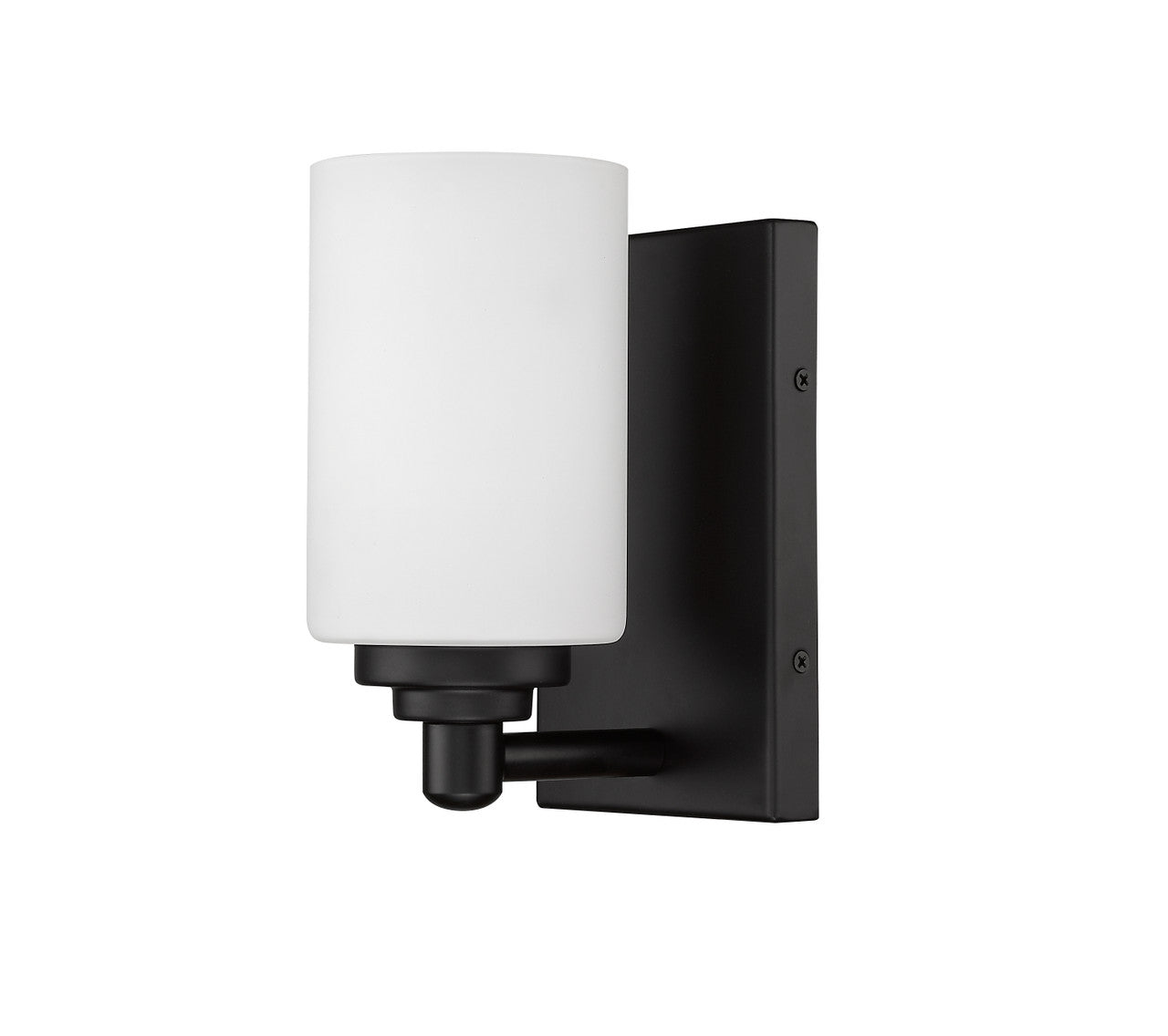 Z-Lite Soledad 1 Light Wall Sconce in Matte Black 485-1S-MB