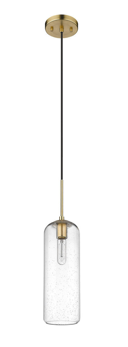 Z-Lite Monty 1 Light Pendant in Heritage Brass 738P22-HBR