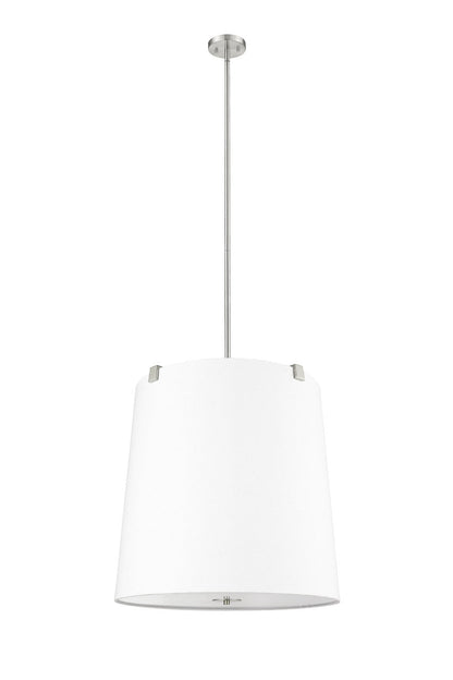 Z-Lite Weston 6 Light Pendant in Brushed Nickel 3501P24-BN