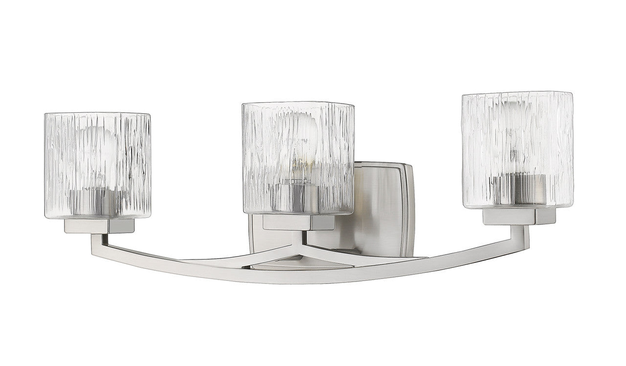 Z-Lite Zaid 3 Light Vanity in Brushed Nickel 1929-3V-BN