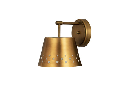 Z-Lite Katie 1 Light Wall Sconce in Rubbed Brass 6014-1S-RB