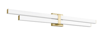 Z-Lite Zane 2 Light Vanity in Modern Gold 1008-40W-MGLD-LED