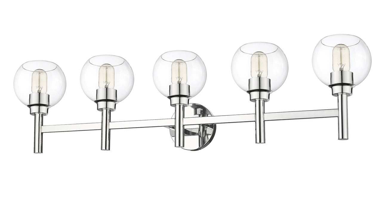 Z-Lite Sutton 5 Light Vanity in Chrome 7502-5V-CH