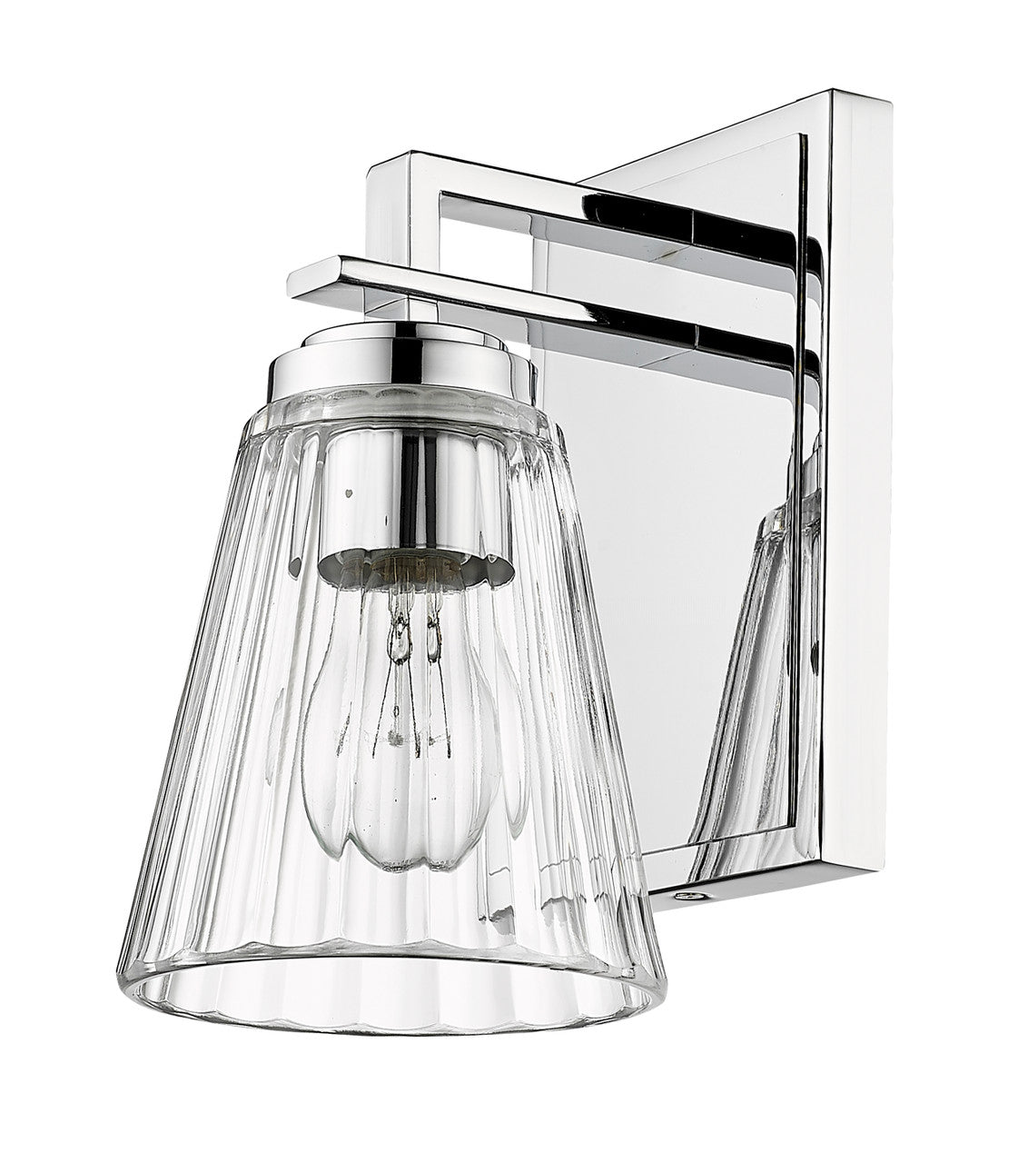 Z-Lite Lyna 1 Light Wall Sconce in Chrome  823-1S-CH