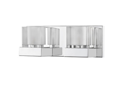 Z-Lite Fallon 2 Light Vanity in Chrome 467-2V-CH-LED