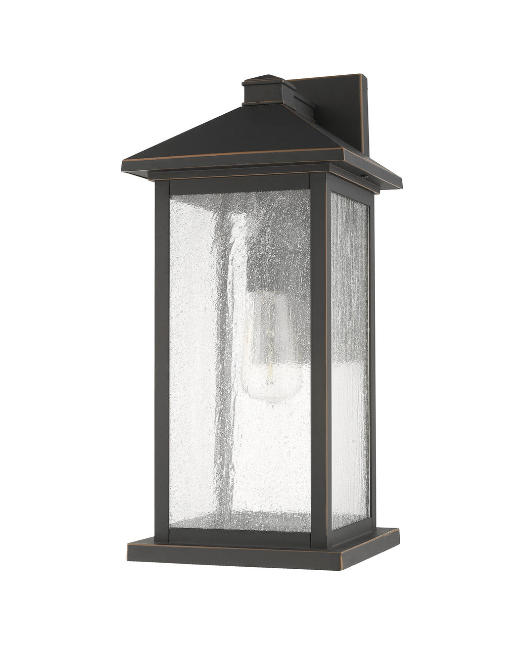 Z-Lite Portland 1 Light Outdoor Wall Light in Oil Rubbed Bronze 531MXL-ORB