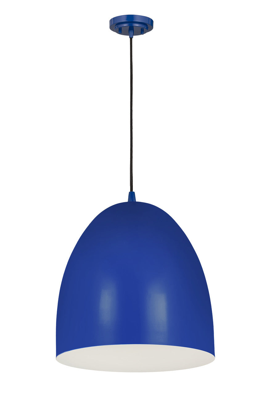 Z-Lite Z-Studio 3 Light Pendant in Blue 6012P19-BLU