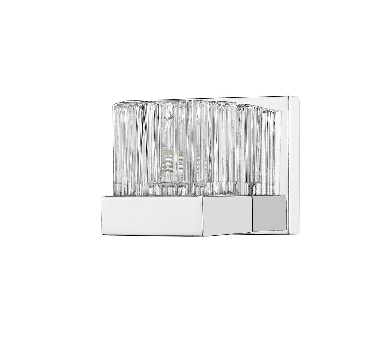 Z-Lite Fallon 1 Light Wall Sconce in Chrome 468-1S-CH