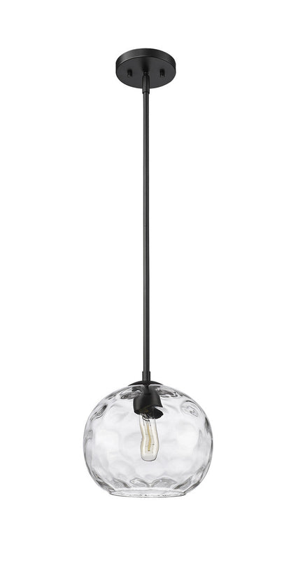 Z-Lite Chloe 1 Light Pendant in Matte Black 490P10-MB