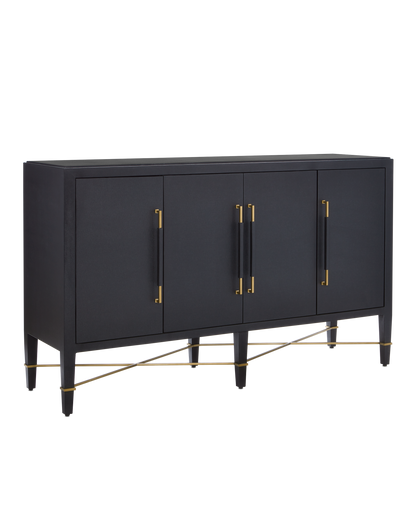 Currey & Co. Verona Black Sideboard 3000-0037