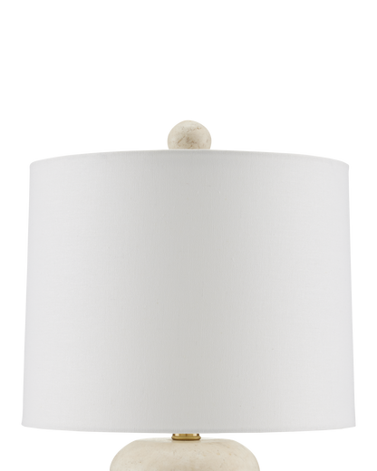 Currey & Co. Girault White Table Lamp 6000-0836