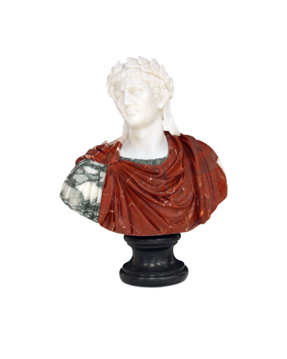 Currey & Co. Cristos Marble Bust Sculpture 1200-0663