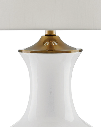 Currey & Co. Lilou White Table Lamp 6000-0020