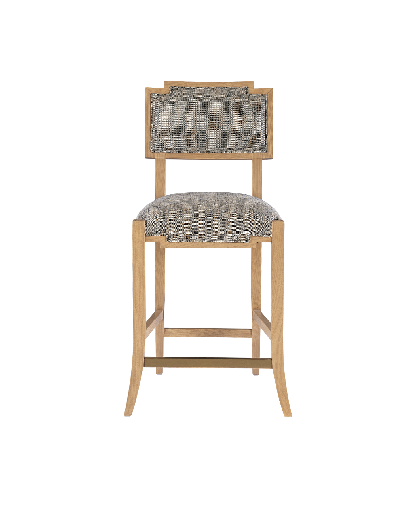 Currey & Co. Melanie Blonde Counter Stool, Liller Tortoise 7000-1022