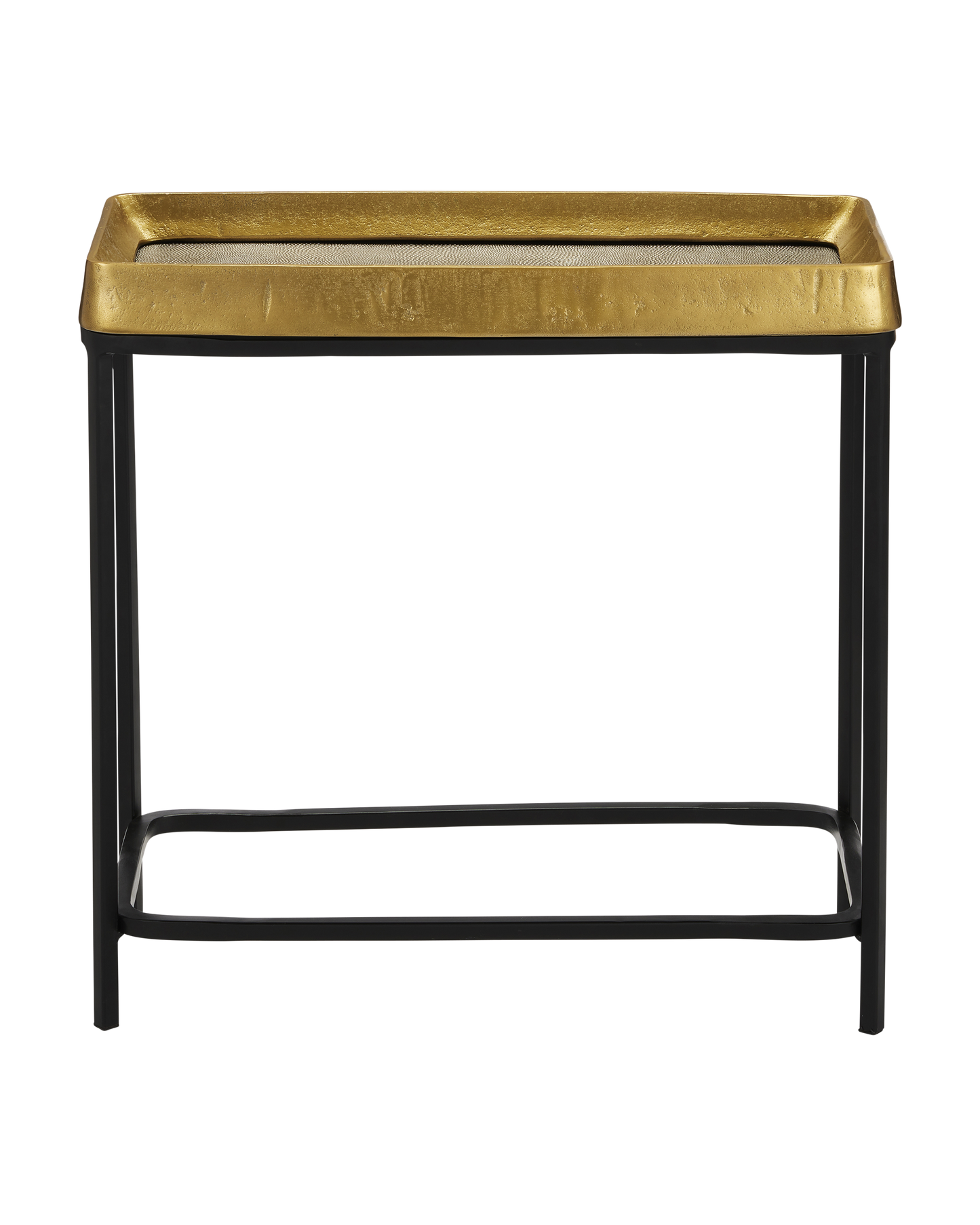 Currey & Co. Tanay Brass Side Table 4000-0148