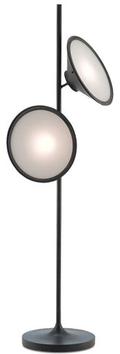 Currey & Co. Bulat Black Floor Lamp 8000-0018