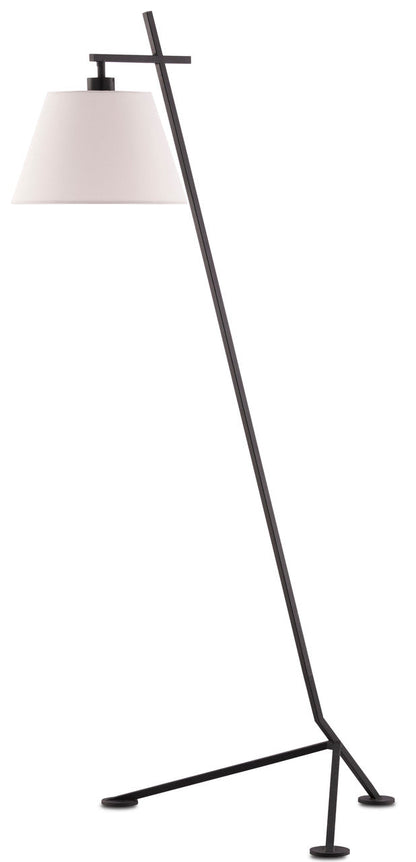 Currey & Co. Kiowa Black Floor Lamp 8000-0066