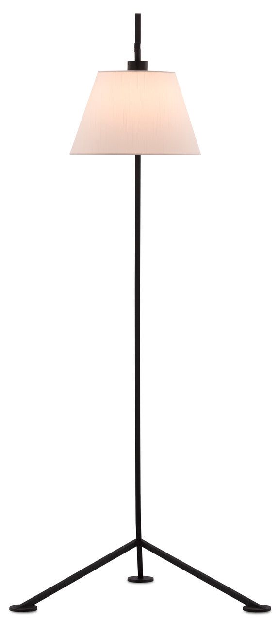 Currey & Co. Kiowa Black Floor Lamp 8000-0066