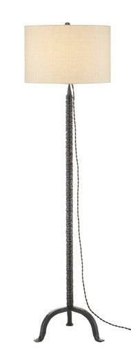 Currey & Co. Sandro Nickel Floor Lamp 8000-0100