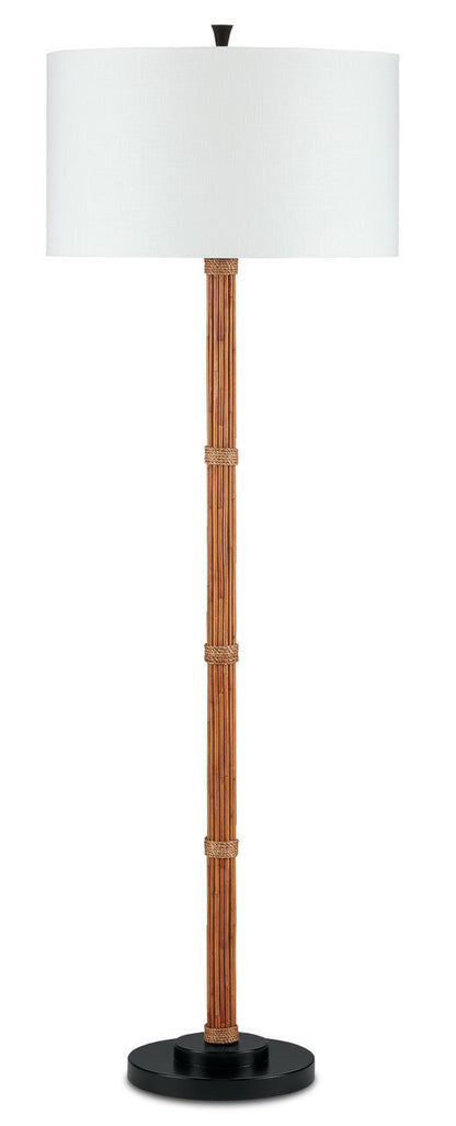 Currey & Co. Reed Floor Lamp 8000-0103