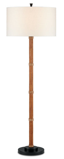 Currey & Co. Reed Floor Lamp 8000-0103