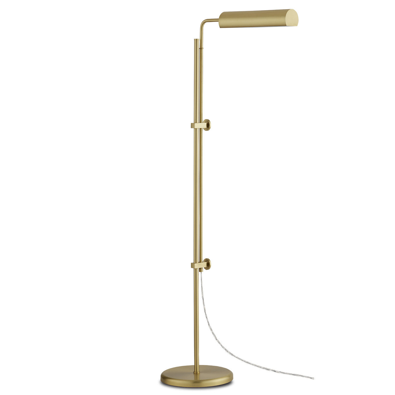 Currey & Co. Satire Brass Floor Lamp 8000-0113