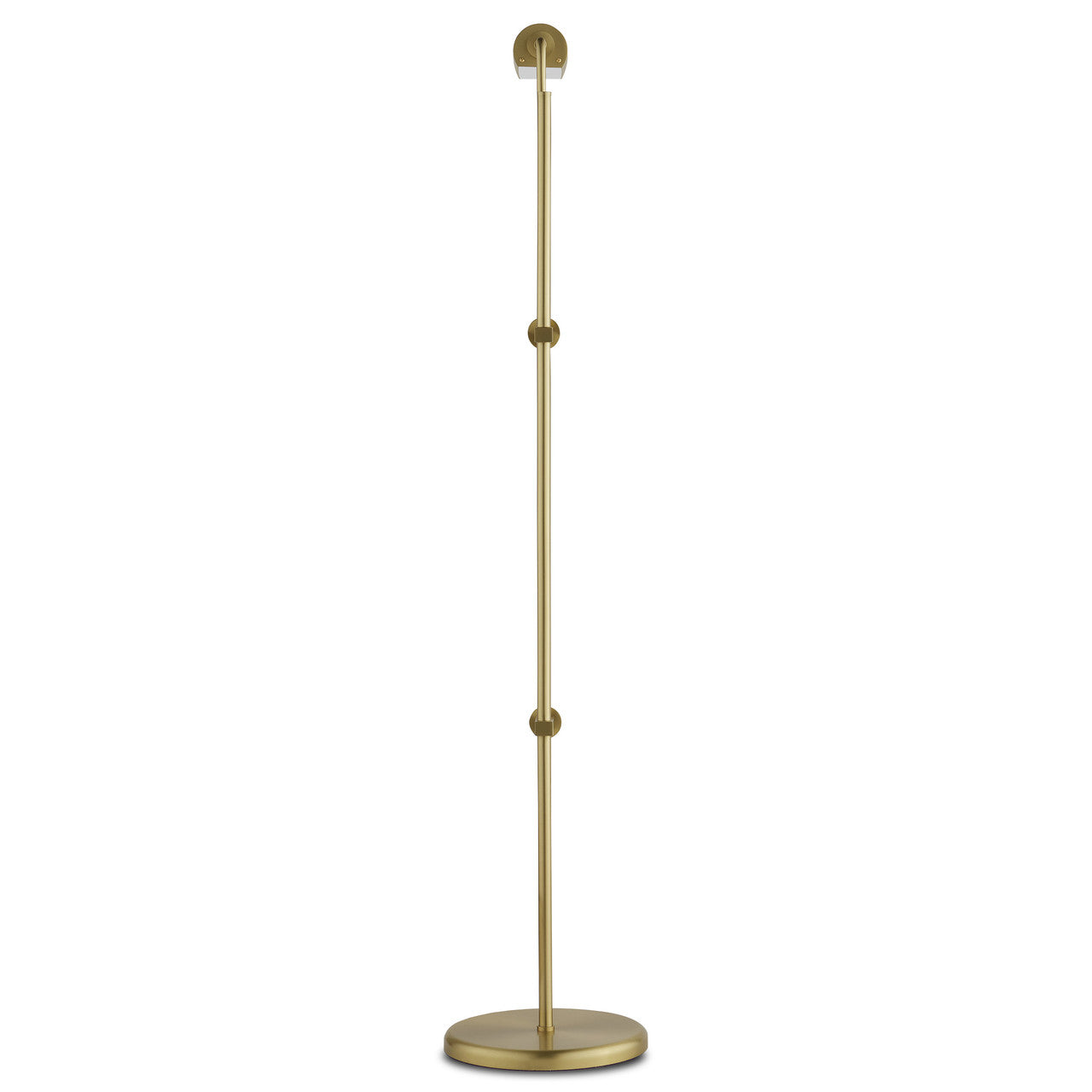 Currey & Co. Satire Brass Floor Lamp 8000-0113