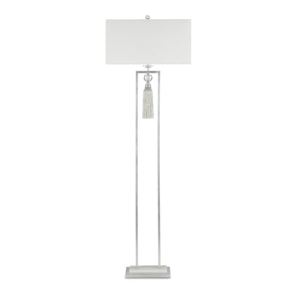 Currey & Co. Vitale Silver Floor Lamp 8000-0120