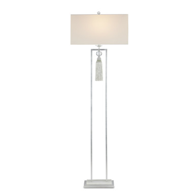 Currey & Co. Vitale Silver Floor Lamp 8000-0120