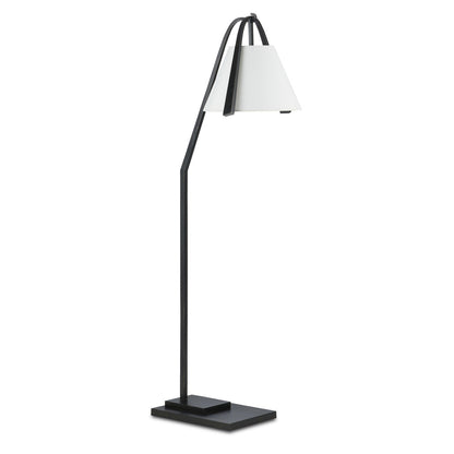 Currey & Co. Frey Black Floor Lamp 8000-0122