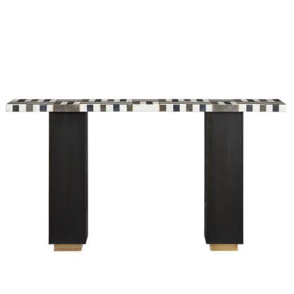 Currey & Co. Gentry Marble Console Table 3000-0240