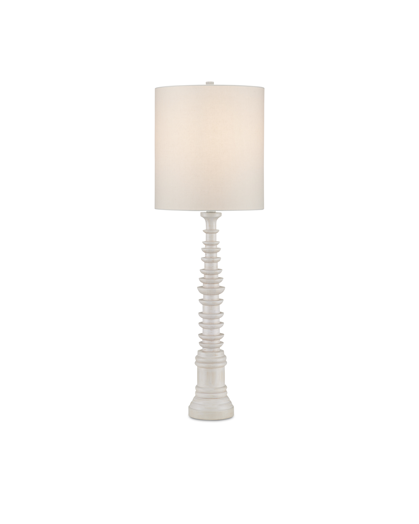 Currey & Co. Malayan White Table Lamp 6000-0896