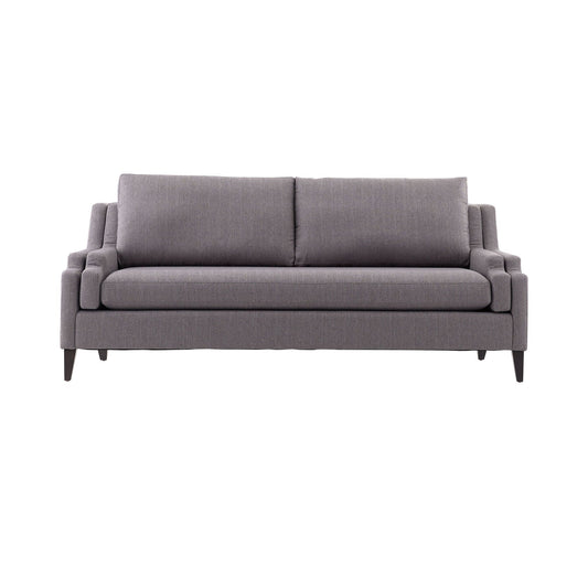 Arteriors Home Nola Sofa Soot Textured Tweed Grey Ash 8135