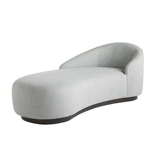 Arteriors Home Turner Chaise Iceberg Linen Grey Ash, Left Arm 8146