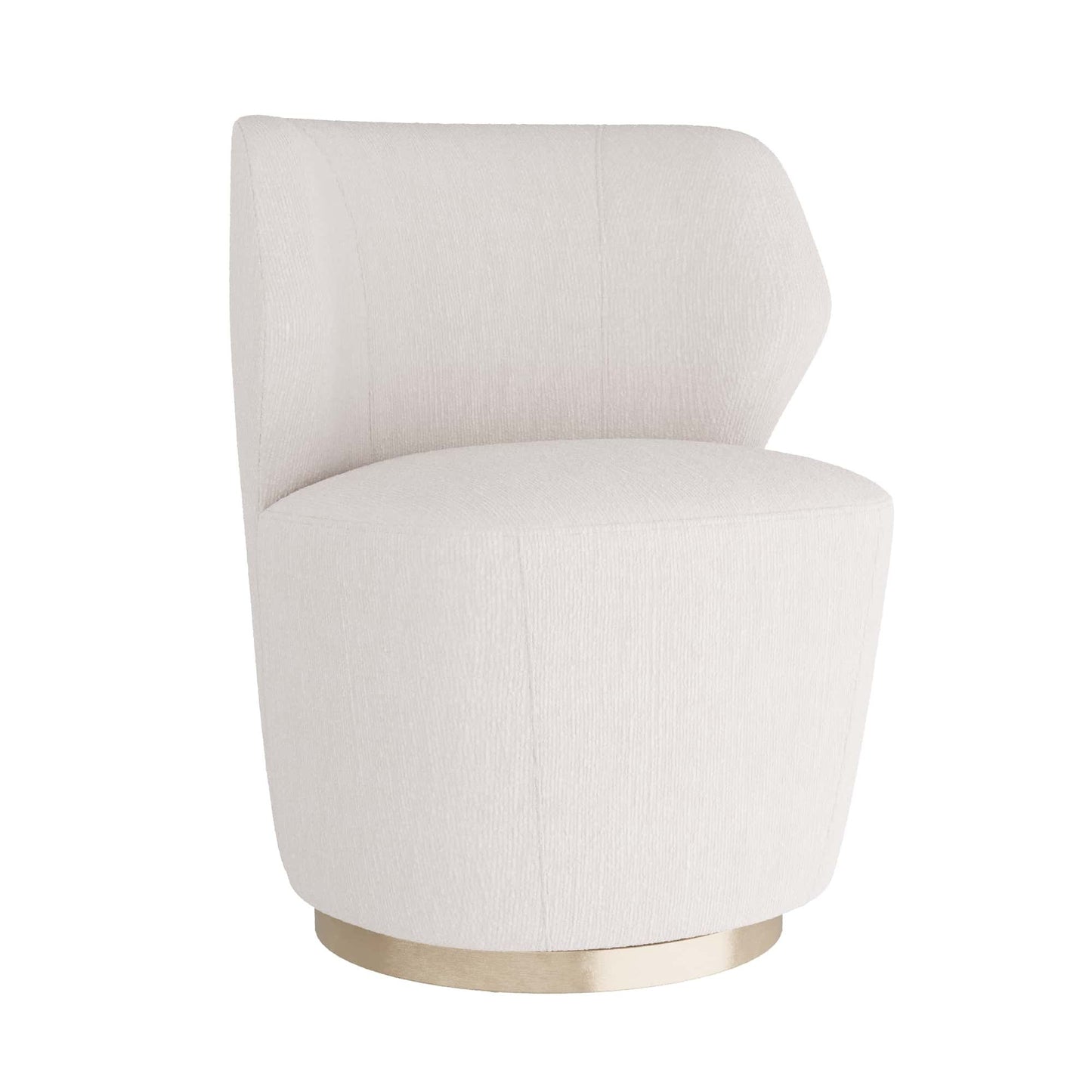 Arteriors Home Poppy Chair Cloud Boucle Champagne Swivel 8171