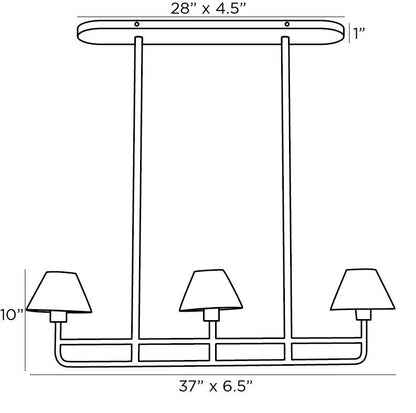 Arteriors Home Remy Chandelier 84074