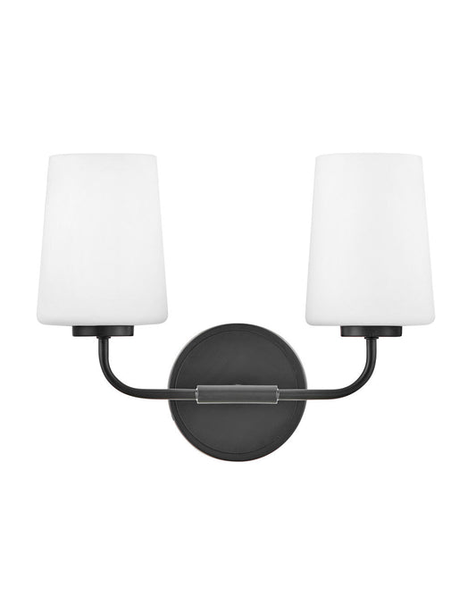 Hinkley Lighting Kline Two Light Vanity Black 853452BK