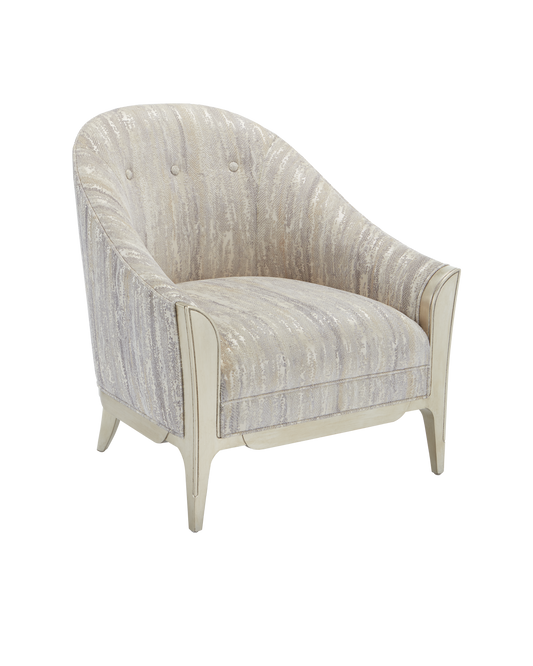 Currey & Co. Emmitt Silver Armchair, Uttermost Natural 7000-0542