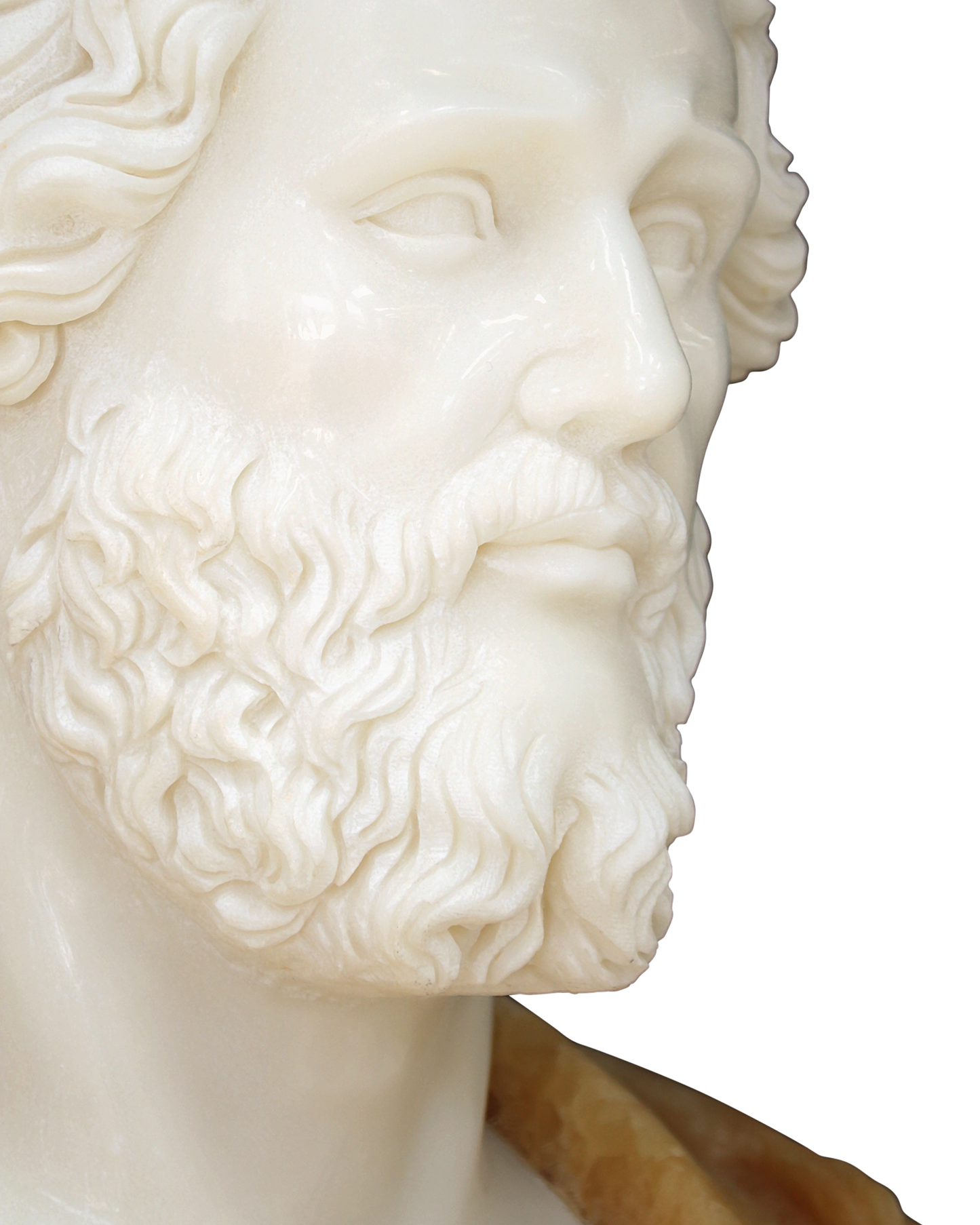 Currey & Co. Thanos Marble Bust Sculpture 1200-0664