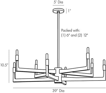 Arteriors Home Griff Chandelier 89485