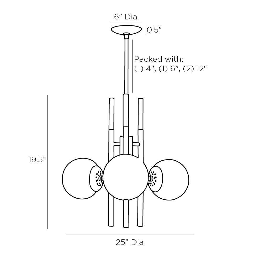 Arteriors Home Oberon Chandelier 89494