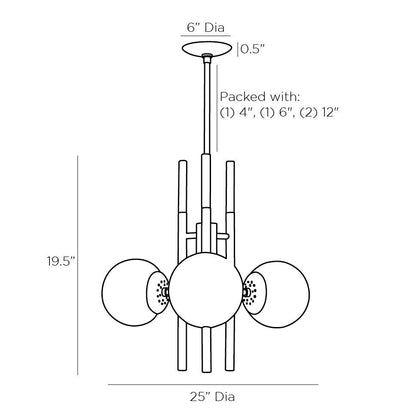 Arteriors Home Oberon Chandelier 89494