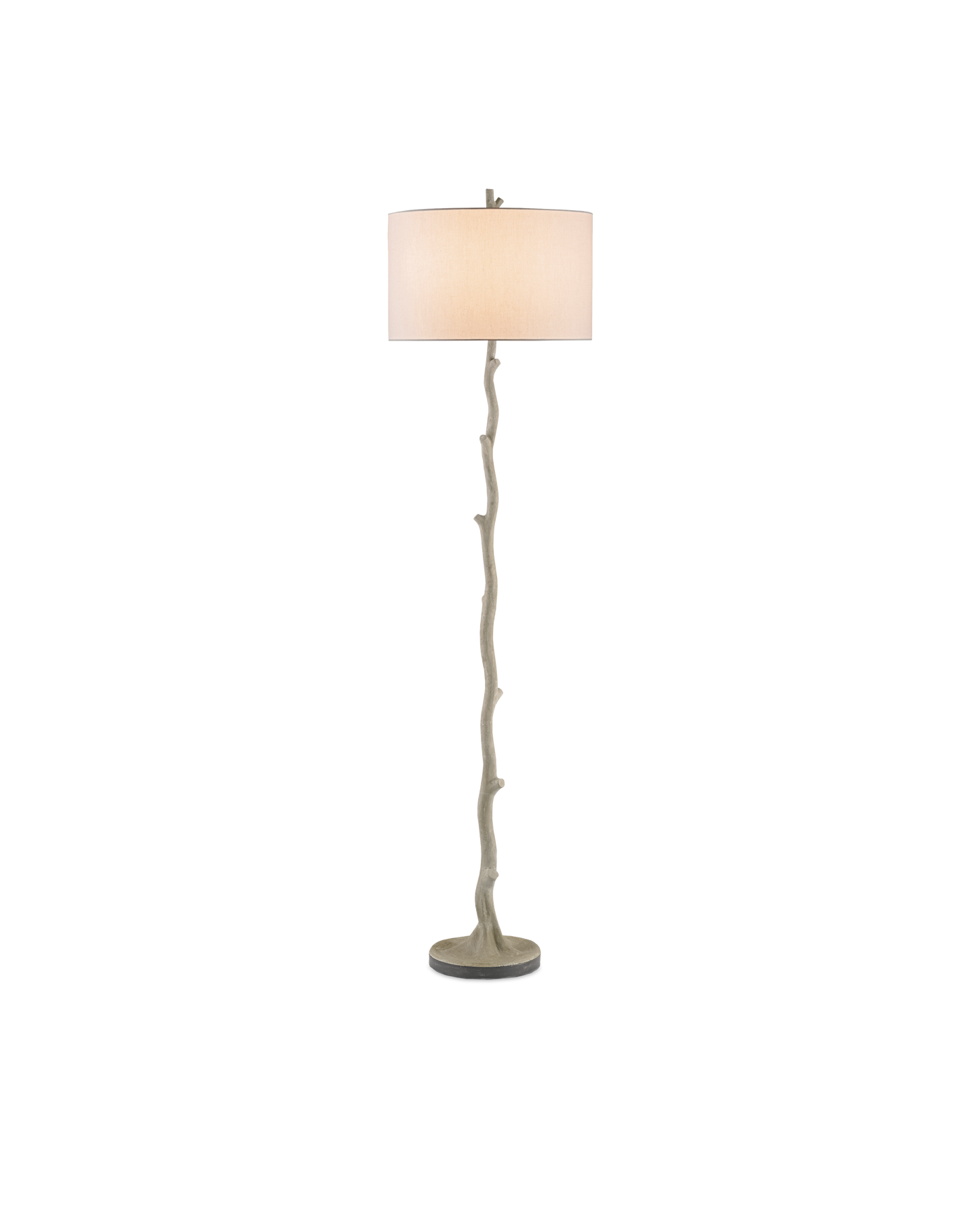 Currey & Co. Beaujon Gray Floor Lamp 8064