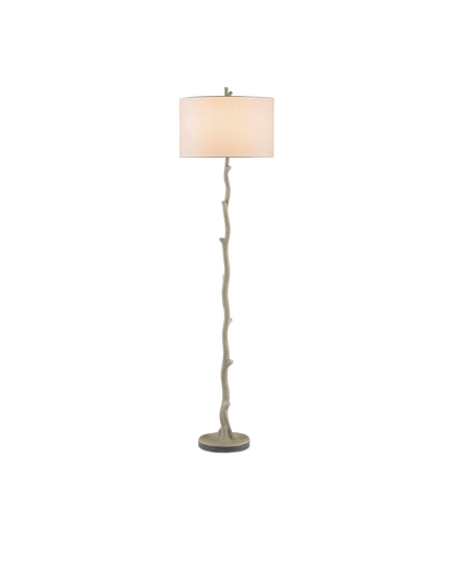 Currey & Co. Beaujon Gray Floor Lamp 8064