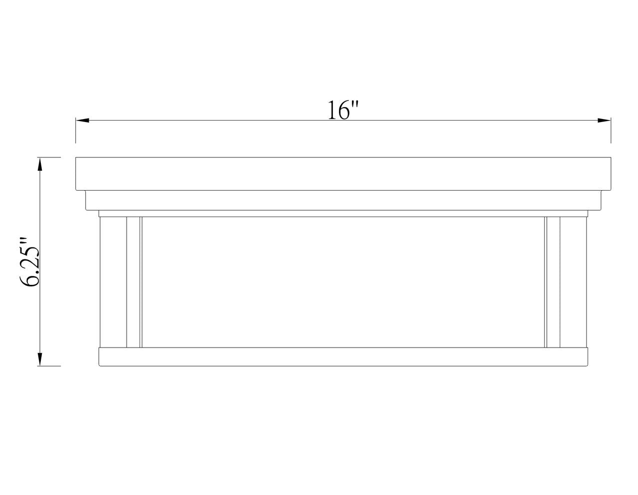 Z-Lite Willow 3 Light Flush Mount in Brushed Nickel 426F16-BN