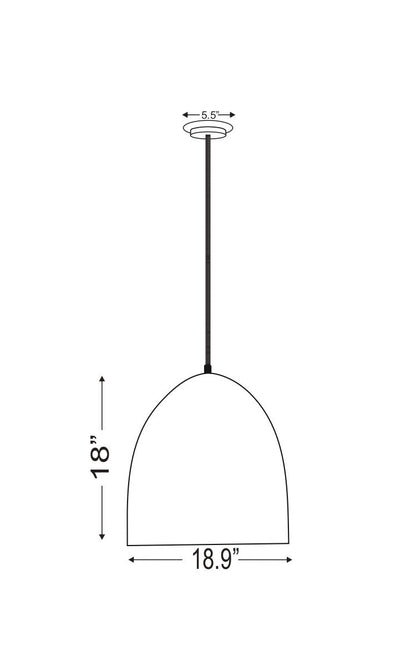 Z-Lite Z-Studio 3 Light Pendant in Mint 6012P19-MIN