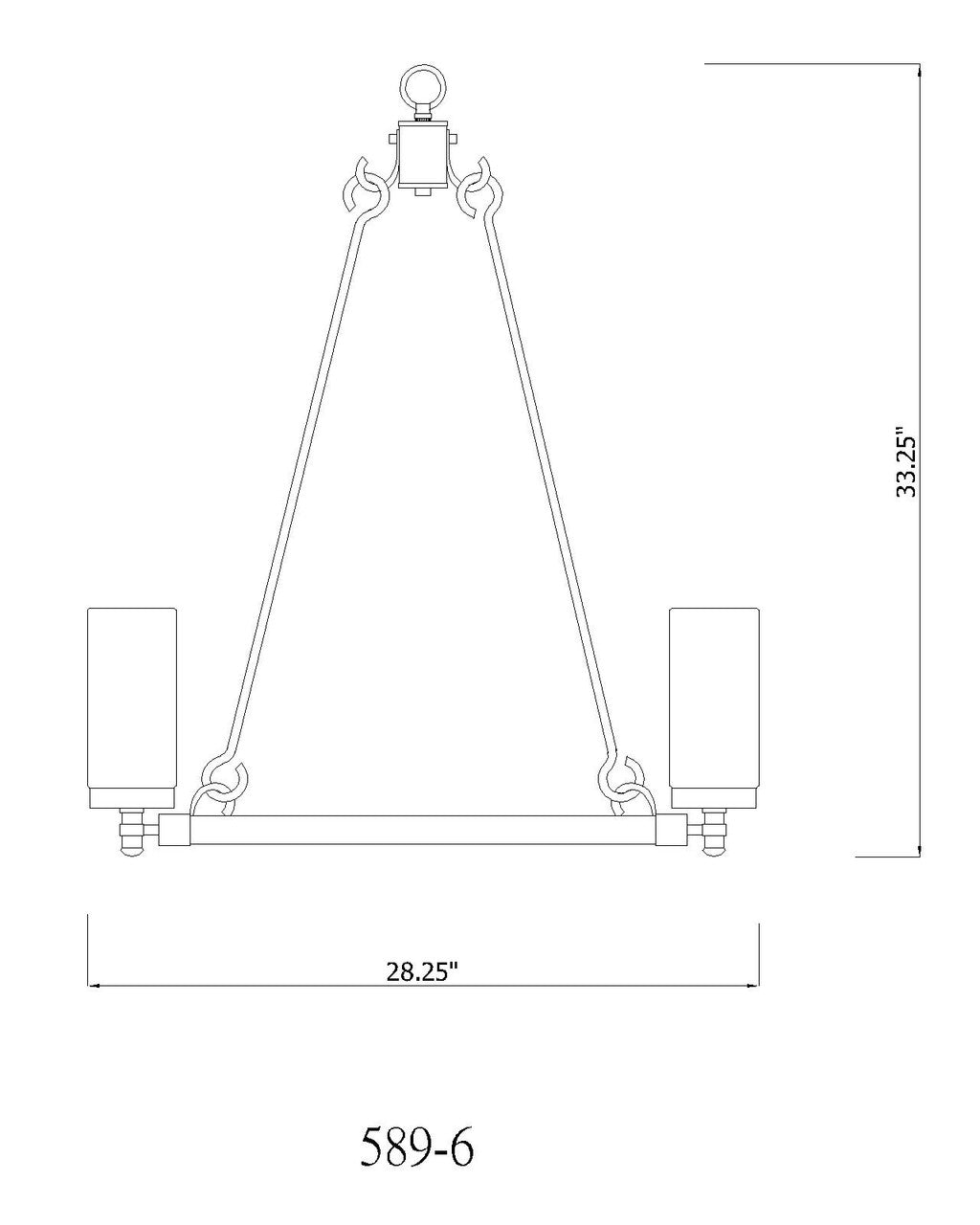 Z-Lite Marlow 6 Light Outdoor Chandelier in Ashen Barnboard 589-6ABB