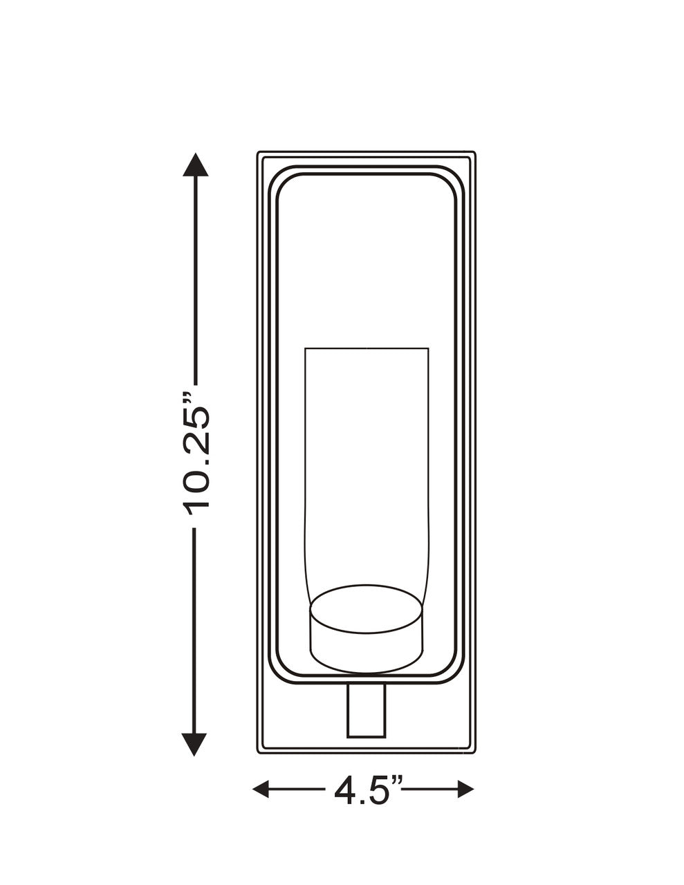 Z-Lite Aideen 1 Light Wall Sconce in Tawny Brass 6000-1S-TBR